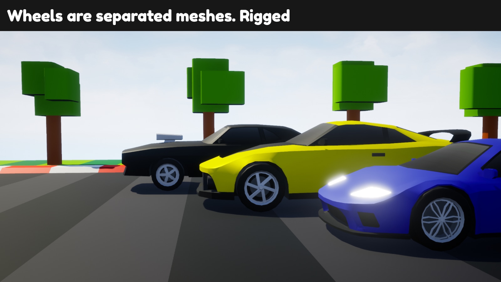 ARCADE: Mega Racing Cars Pack, 카테고리 소품 - UE 마켓플레이스