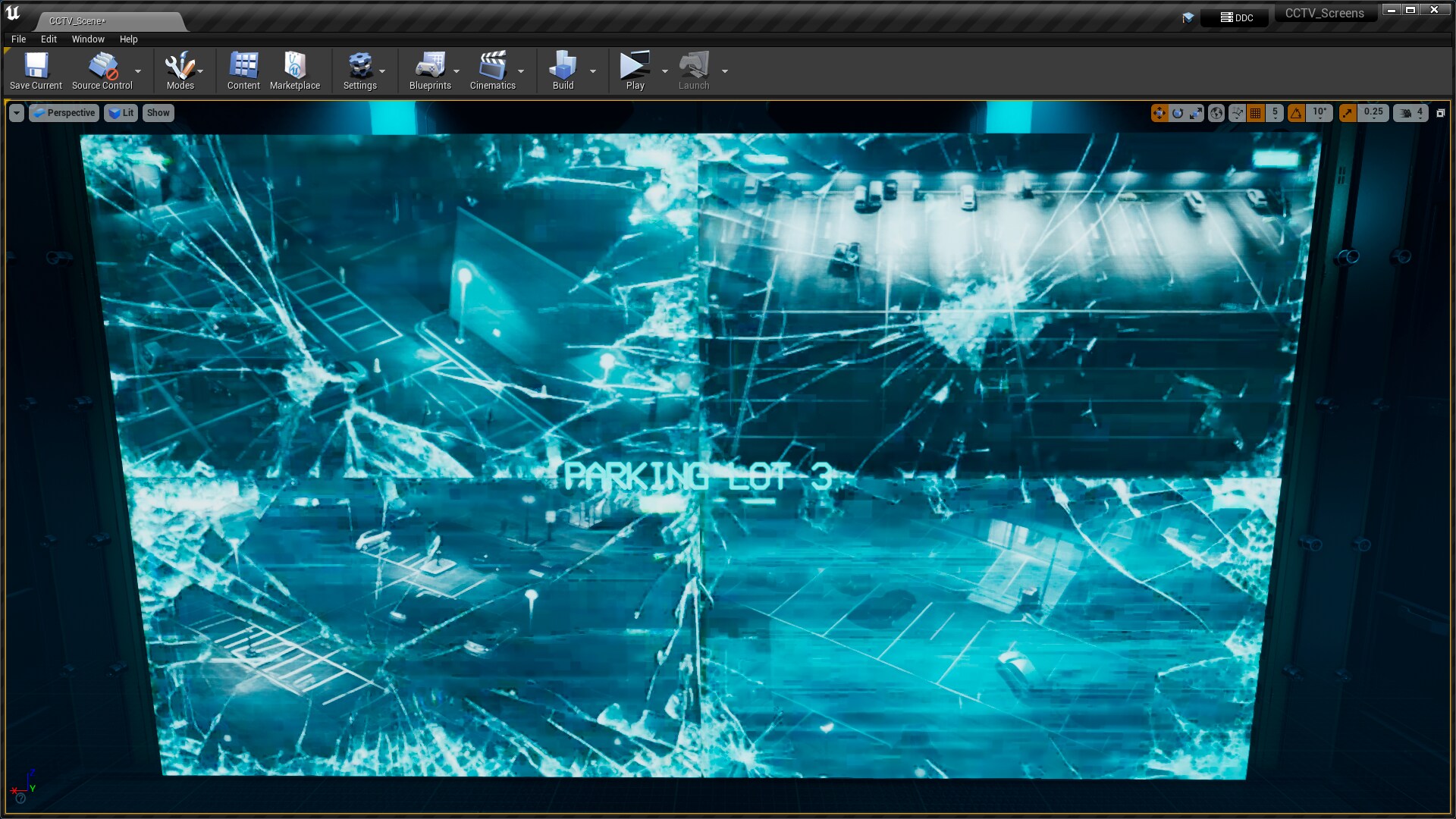 CCTV Screens - 140 Customizable Widgets in Blueprints - UE Marketplace