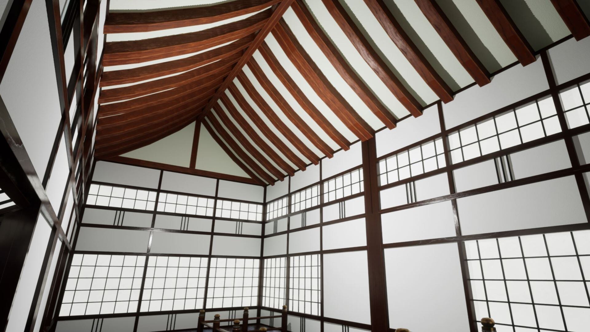 Japanese Style Minka House in Props UE Marketplace