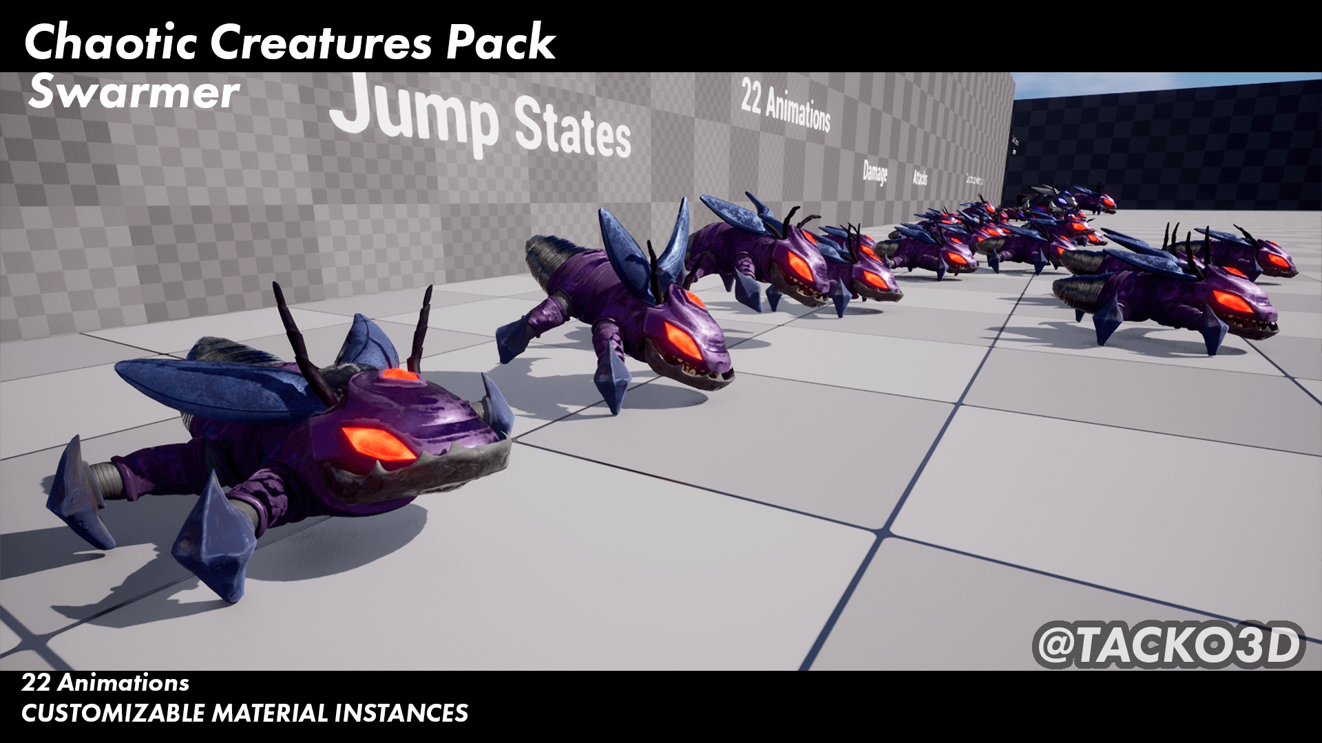 Chaotic Creatures Pack in Characters - UE Marketplace