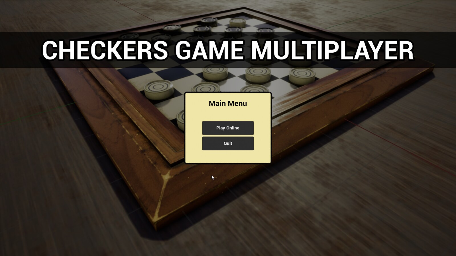 Checkers Game Multiplayer in Blueprints UE Marketplace