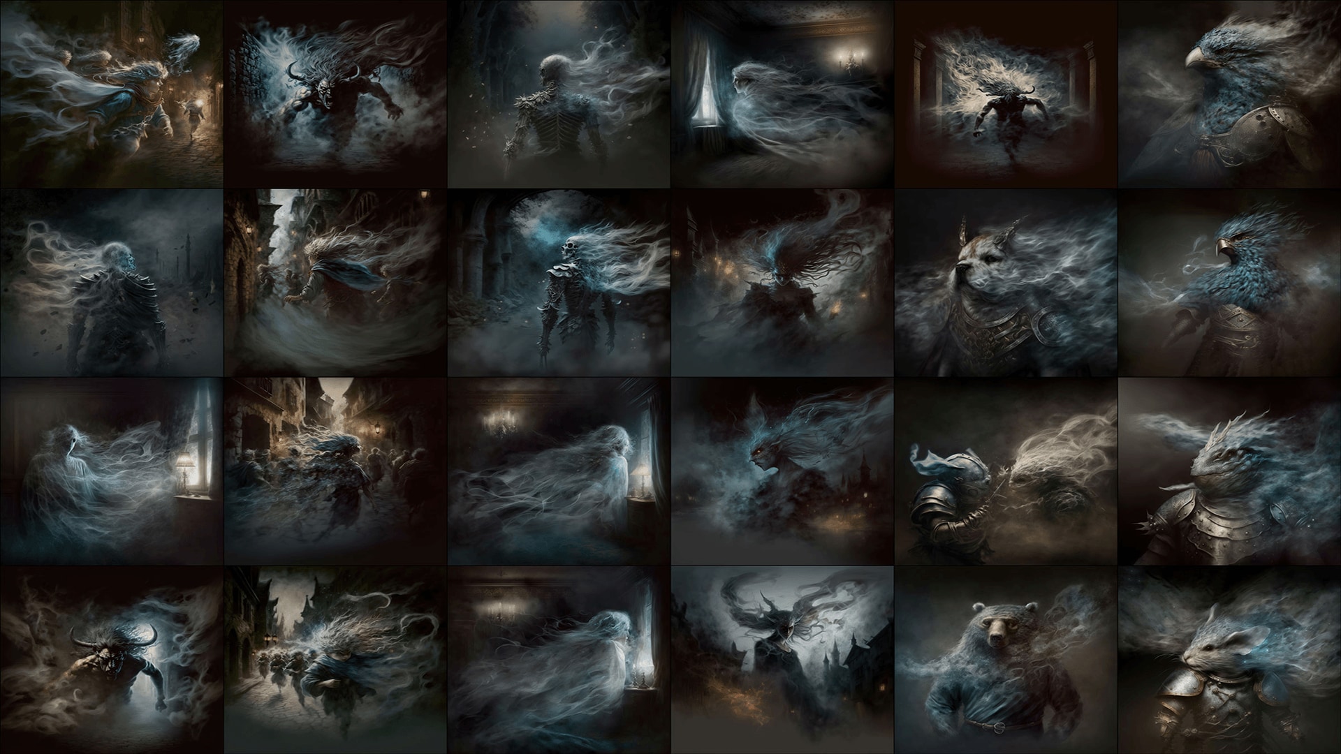 Dramatic Medieval Fantasy RPG Icons – Creatures