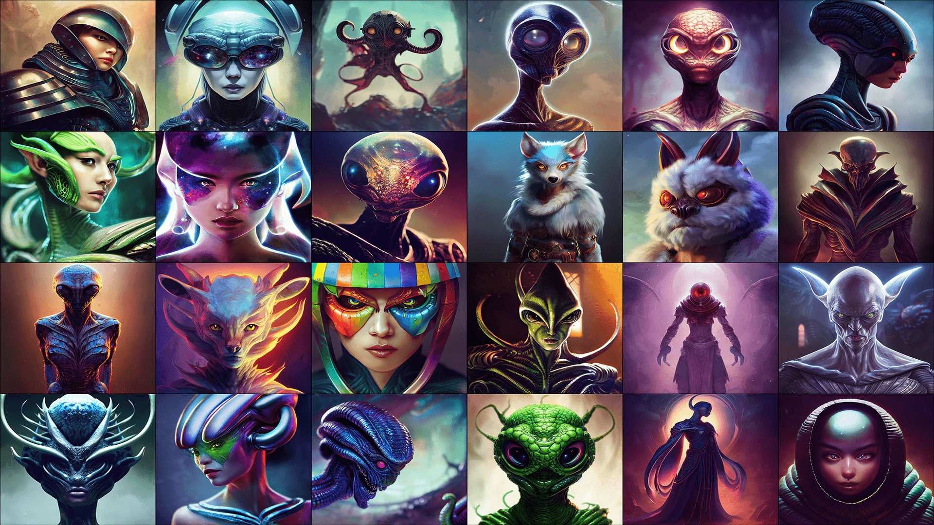 Sci-Fi Concept Art - Aliens 1 - RPG FPS in 2D Assets - UE Marketplace