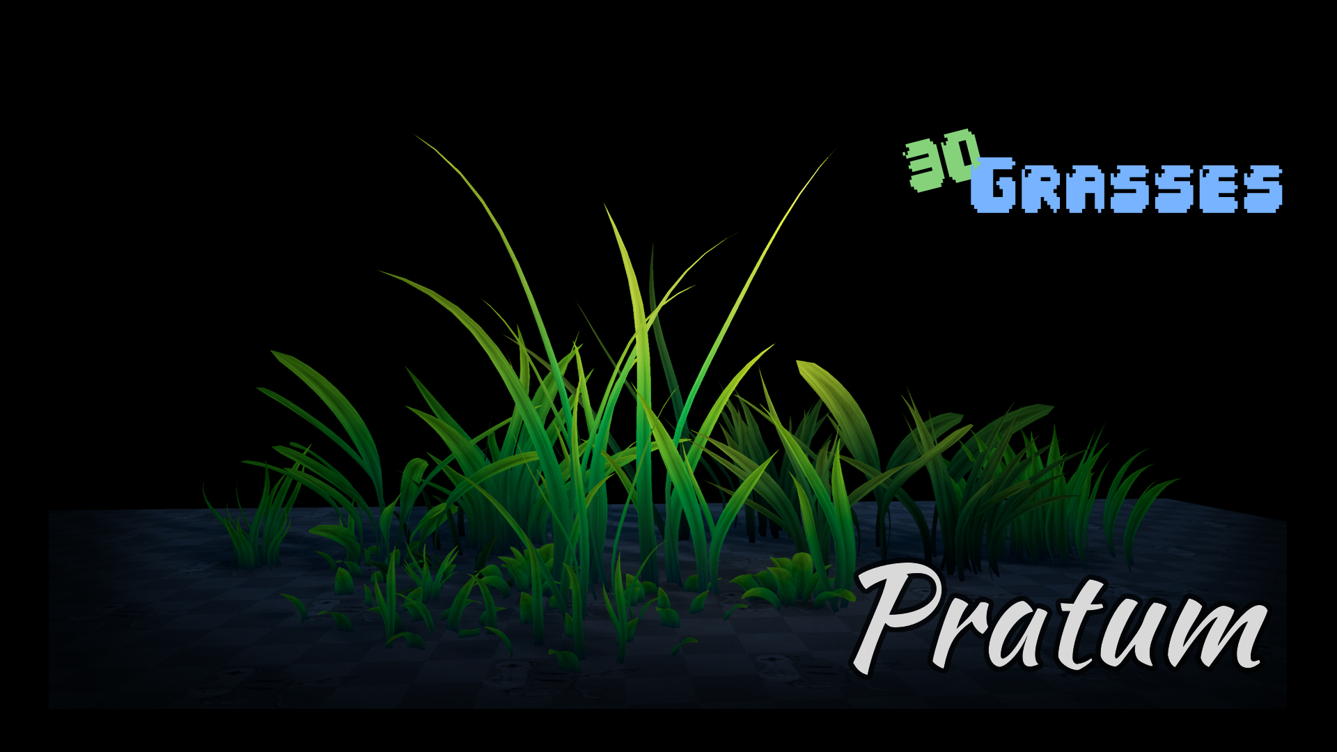 Pratum - 30 Stylized Grasses