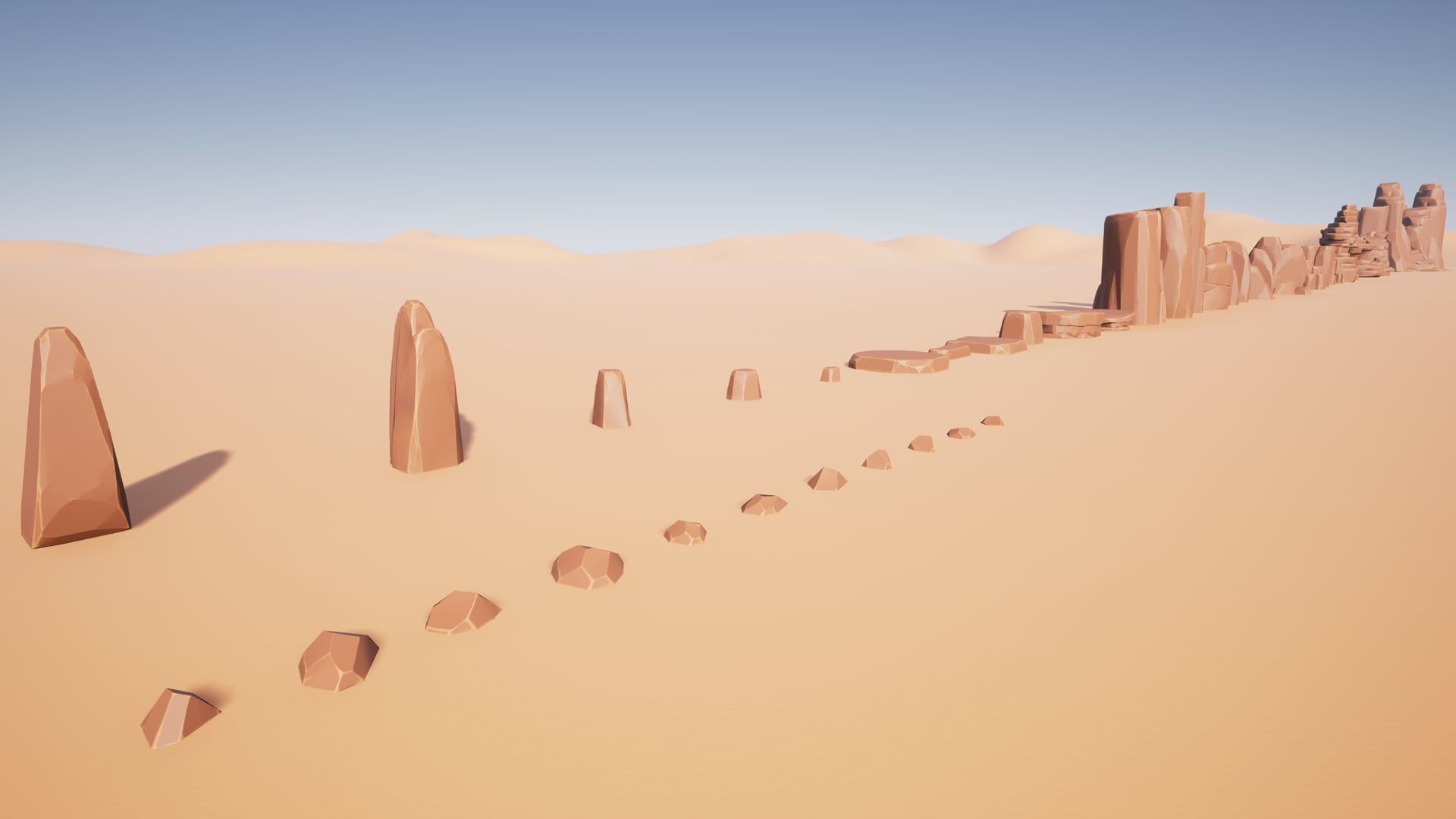 Stylized Desert Rocks