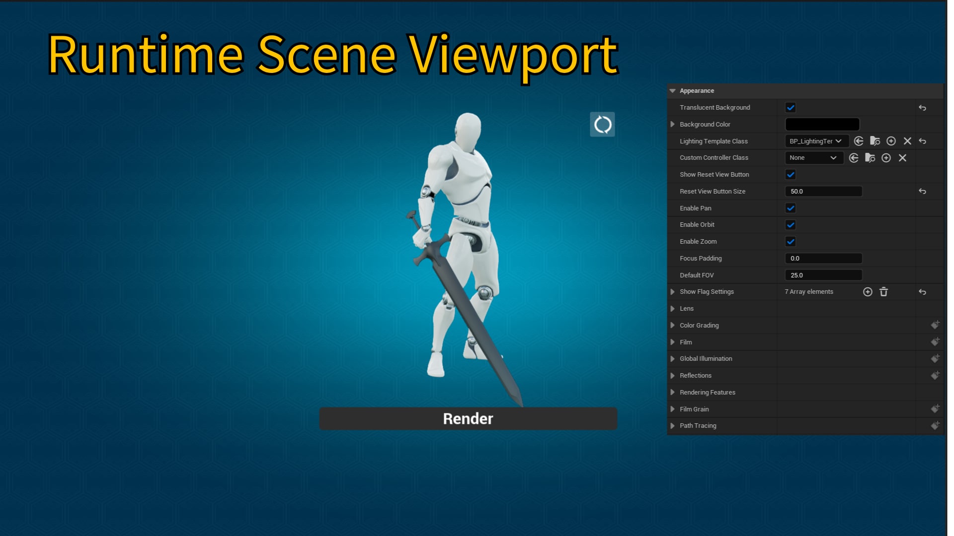 Runtime Scene Viewport：コードプラグイン - UE マーケットプレイス