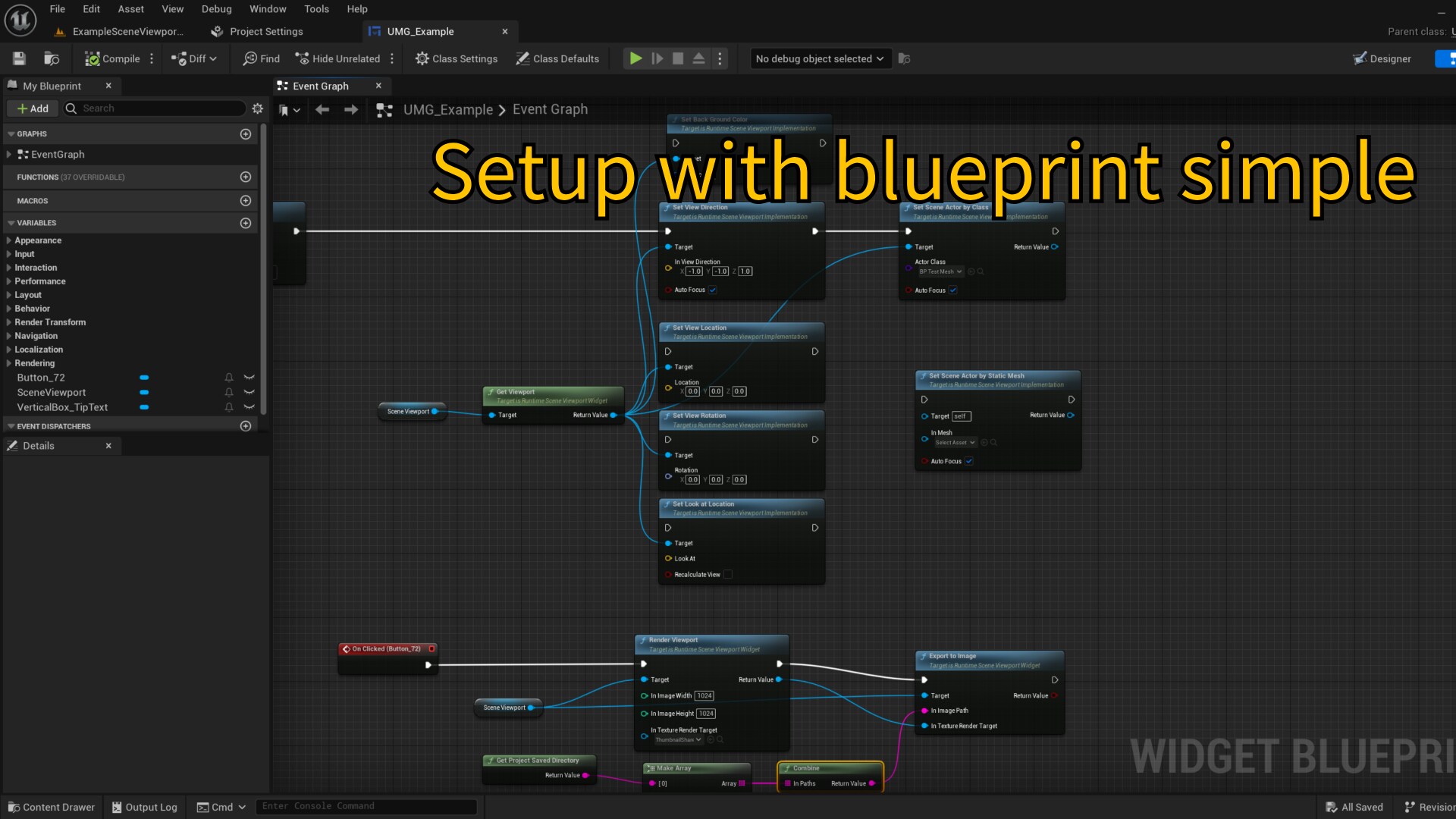 Runtime Scene Viewport：コードプラグイン - UE マーケットプレイス