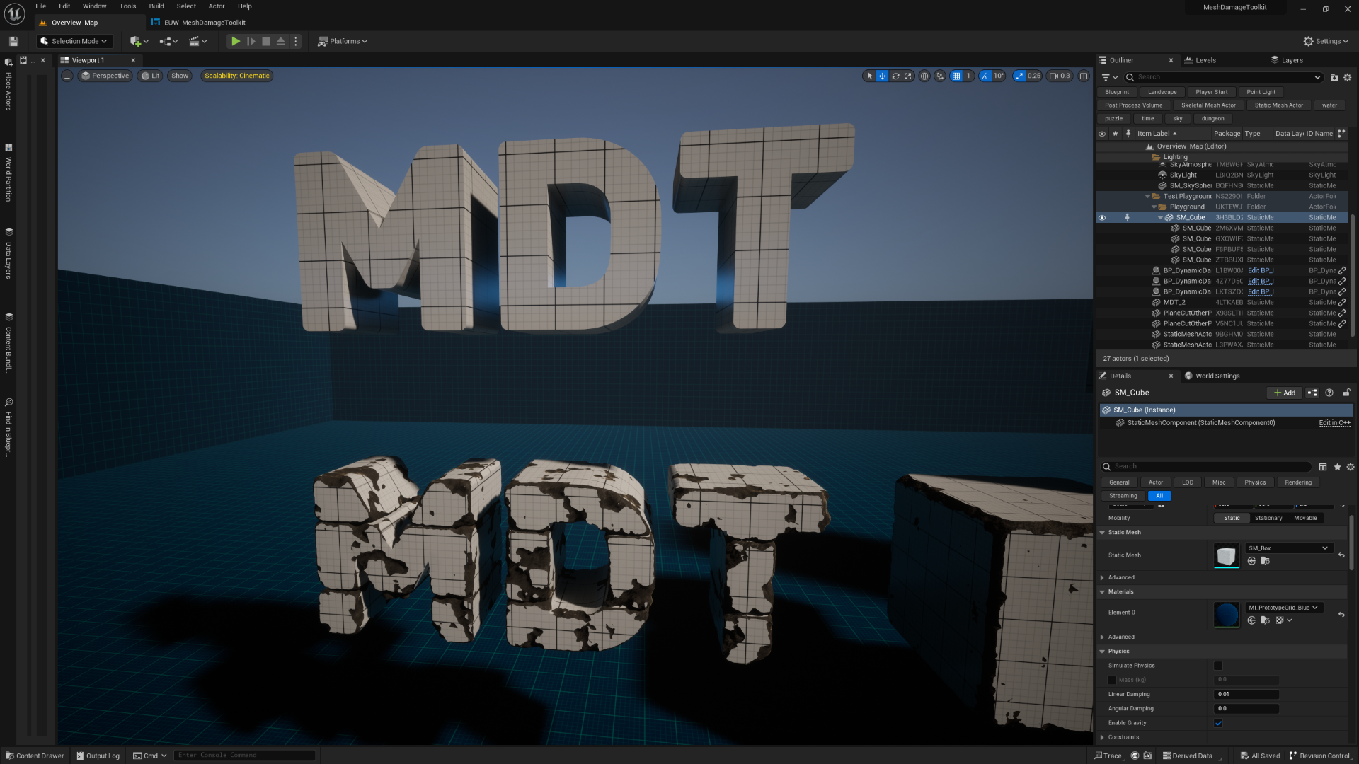 Mesh Damage Toolkit