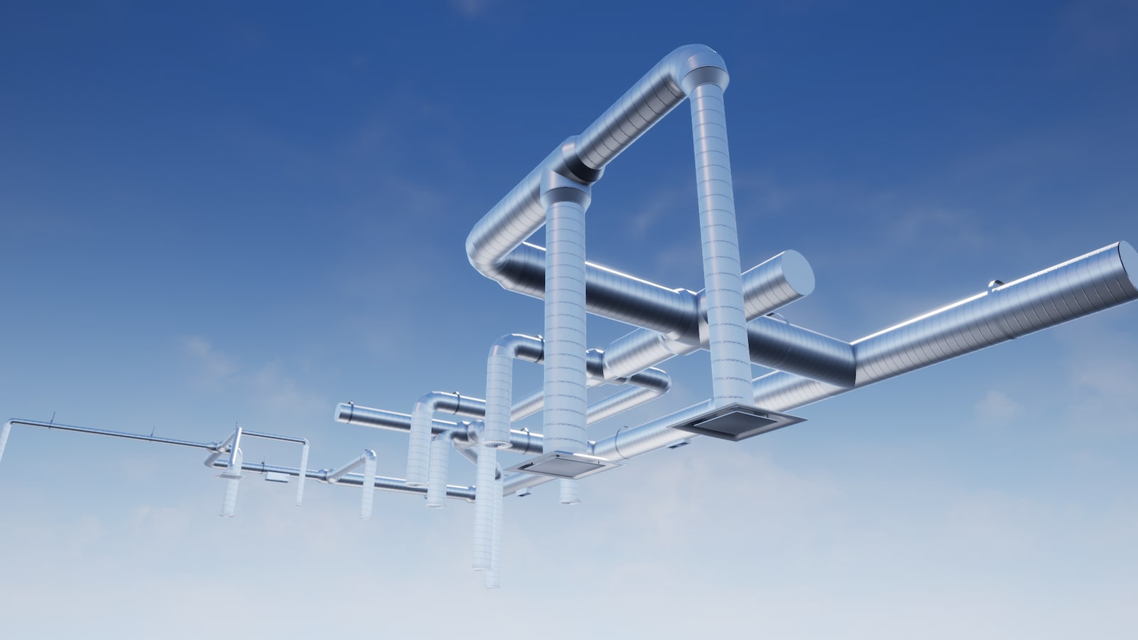 industrial round ductwork