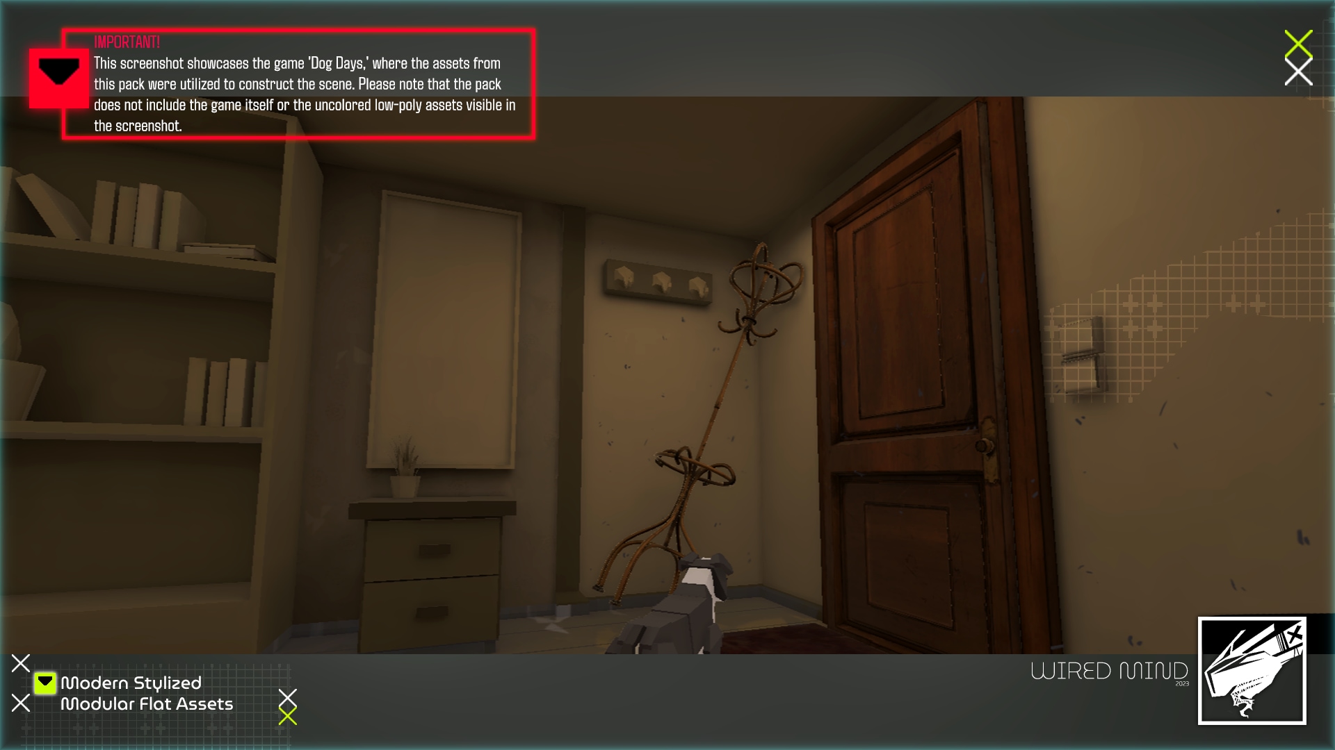 Modern Stylized Living Essentials Furniture Pack in Props UE Marketplace