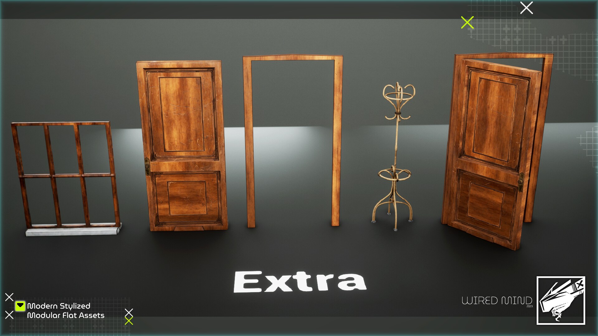 Modern Stylized Living Essentials Furniture Pack in Props UE Marketplace