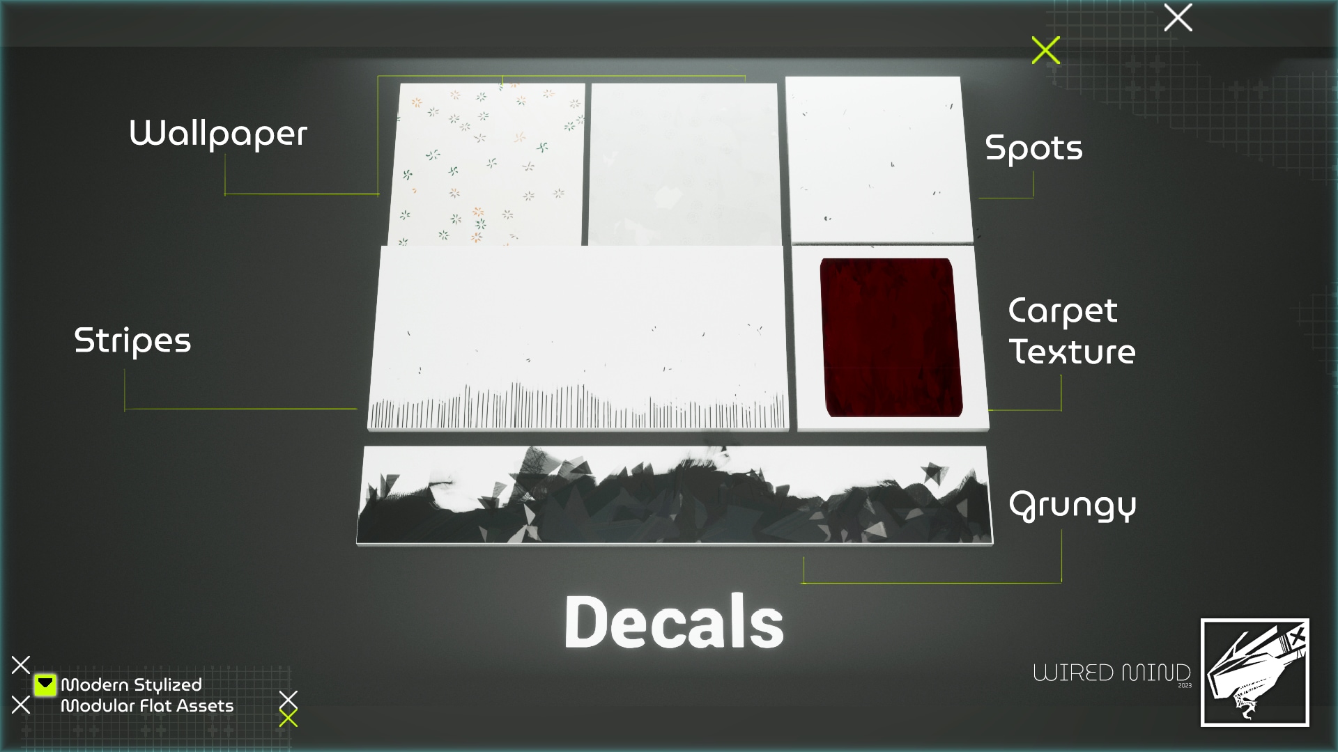 Modern Stylized Living Essentials Furniture Pack in Props UE Marketplace