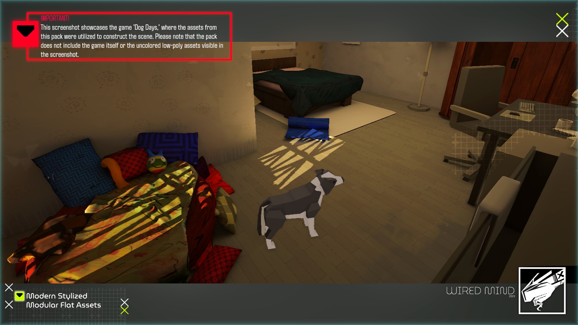 Modern Stylized Living Essentials Furniture Pack in Props UE Marketplace