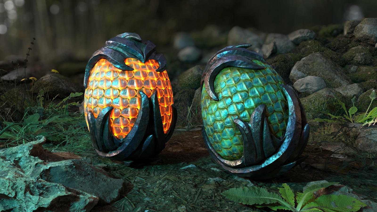 Dragon Eggs Collection vol.1 in Props UE Marketplace