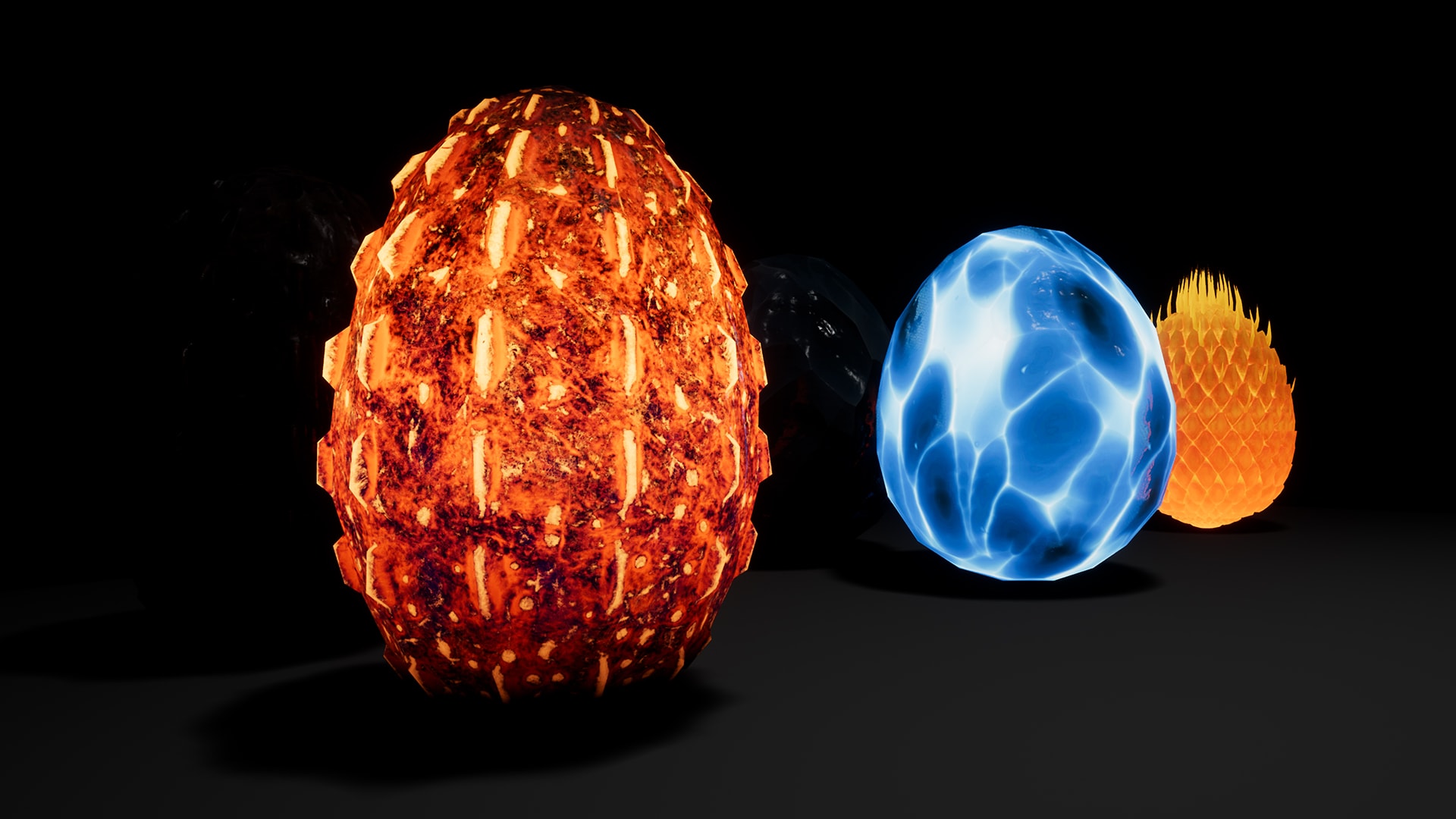 Dragon Eggs Collection vol.2 in Props UE Marketplace