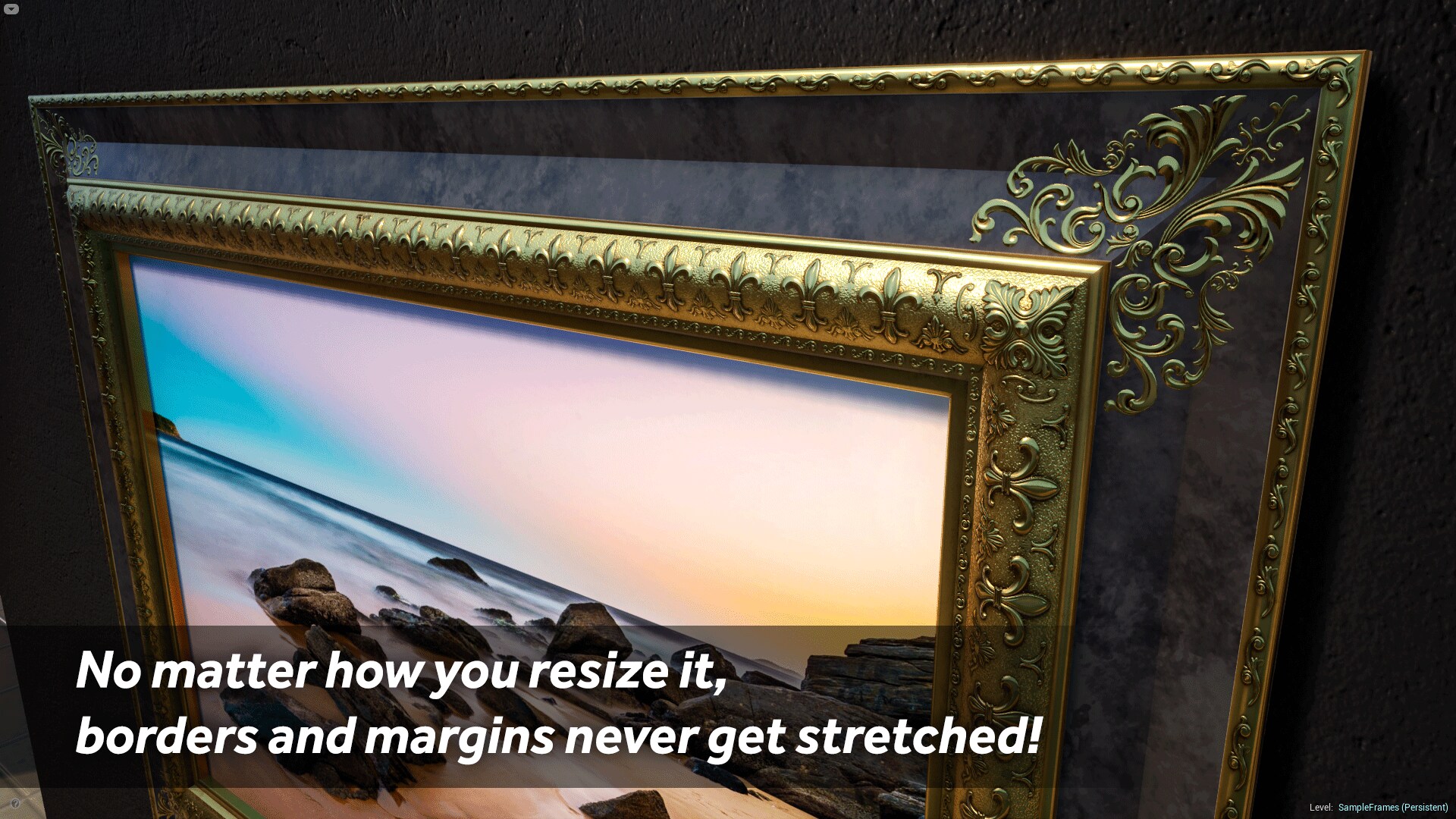 Dynamic Picture Frames in Architectural Visualization UE Marketplace