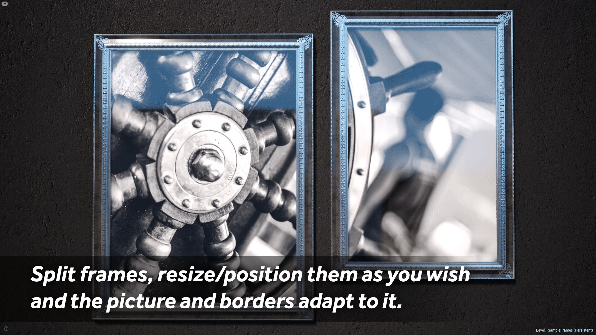 Dynamic Picture Frames in Architectural Visualization - UE Marketplace
