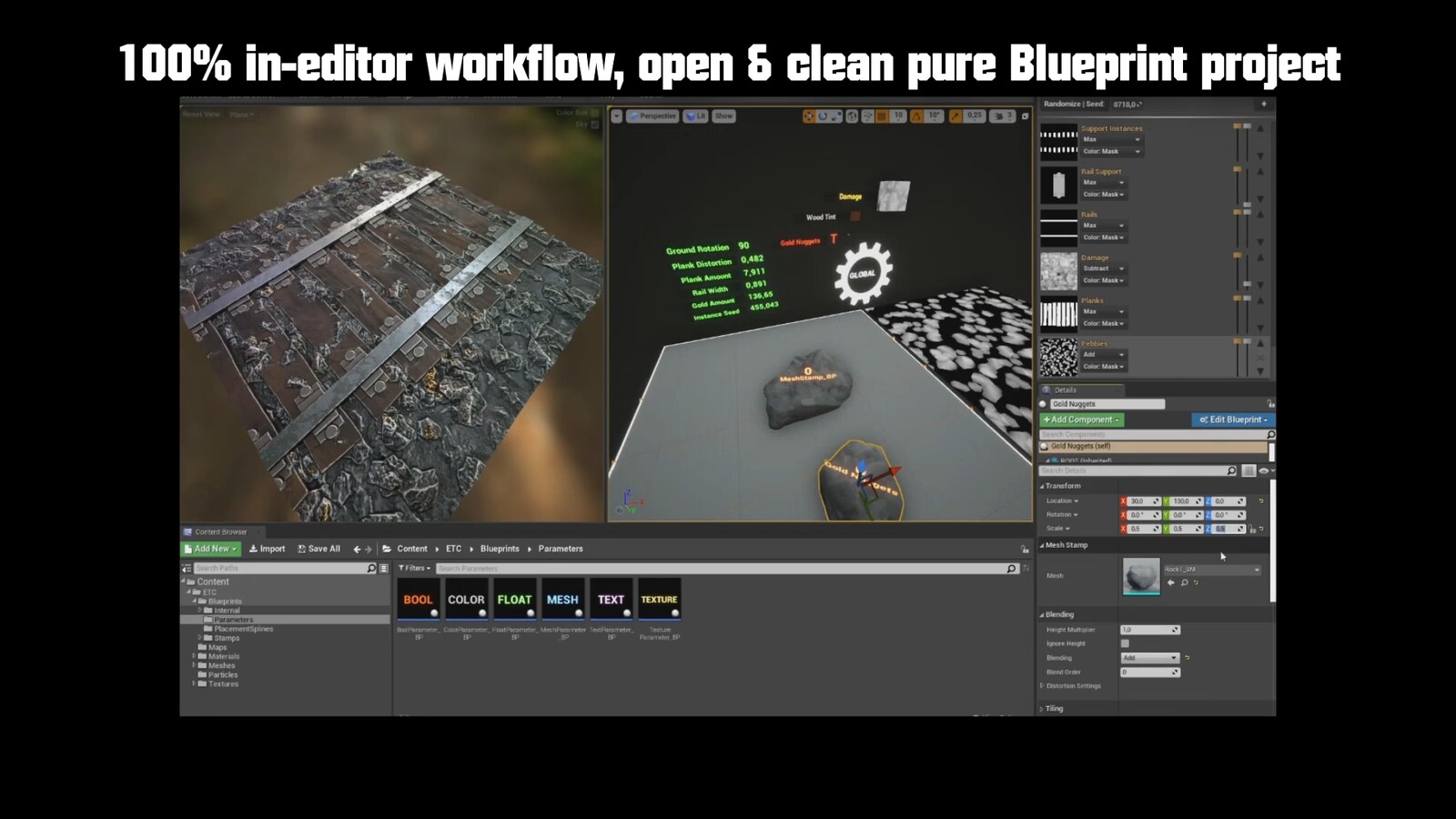 Easy Texture Creator in Blueprints UE Marketplace