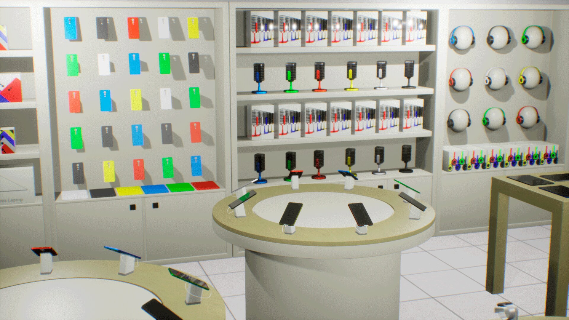 Electronic store pavilion in Environments UE Marketplace