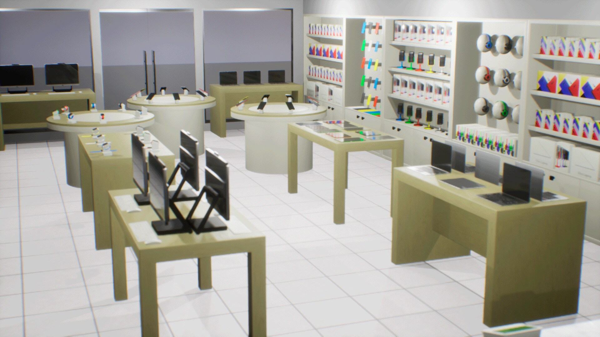 Electronic store pavilion in Environments UE Marketplace