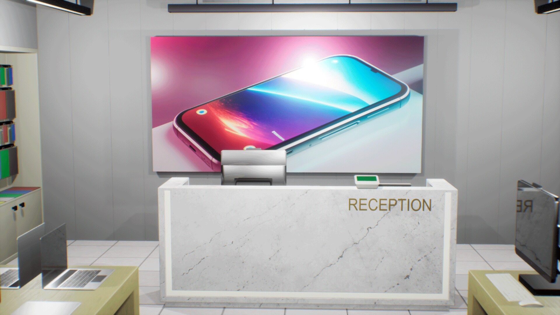 Electronic store pavilion in Environments UE Marketplace