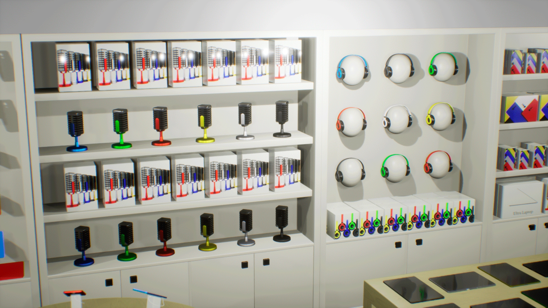 Electronic store pavilion in Environments UE Marketplace