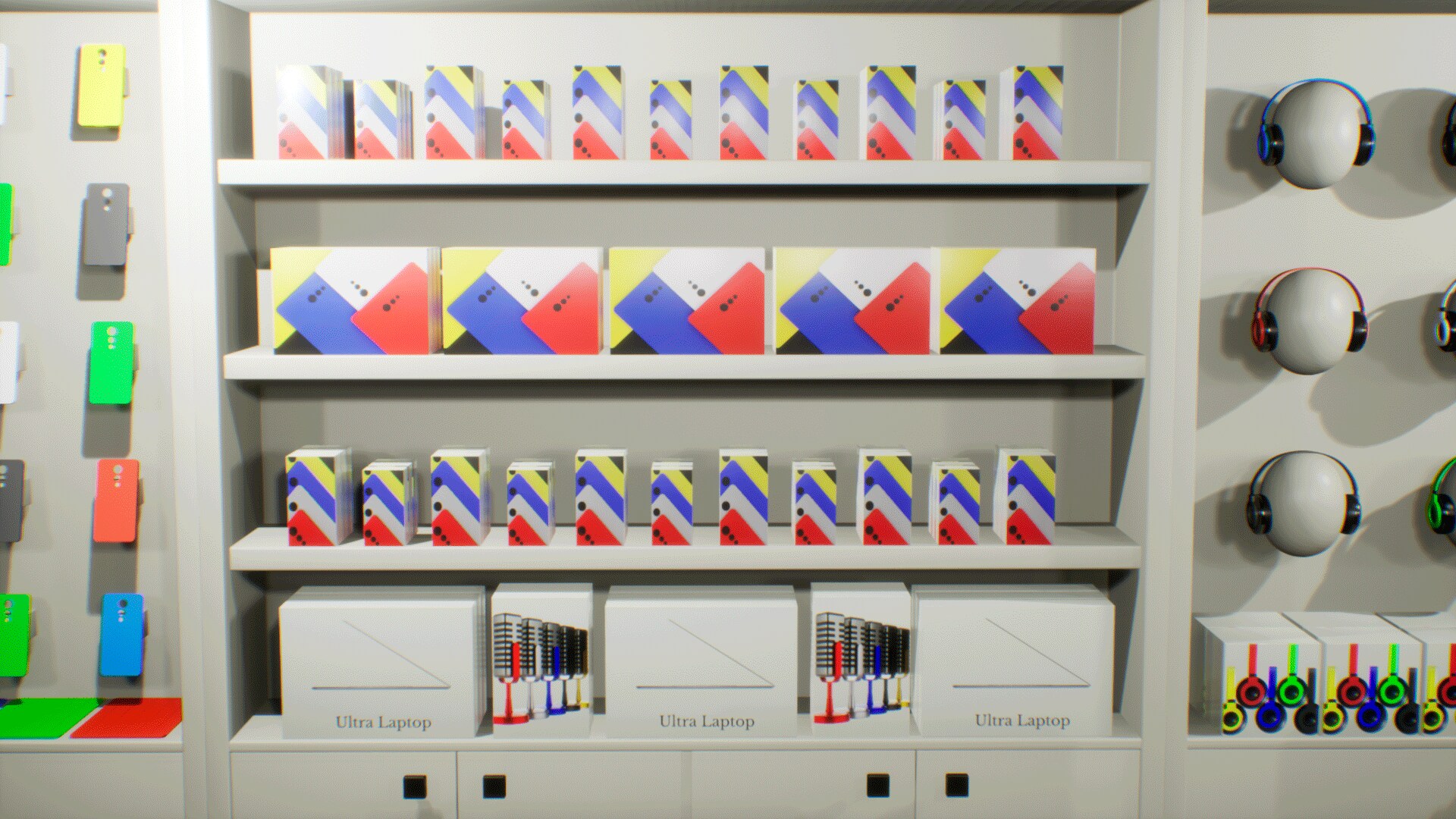 Electronic store pavilion in Environments UE Marketplace