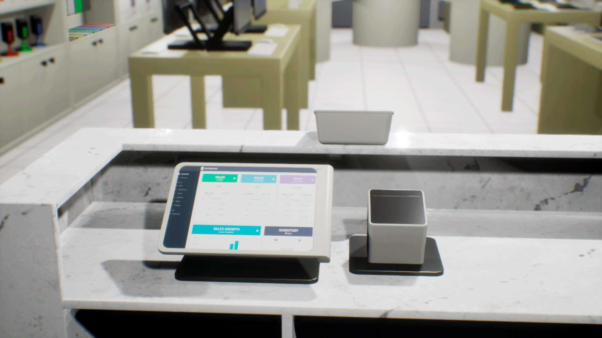 Electronic store pavilion in Environments UE Marketplace