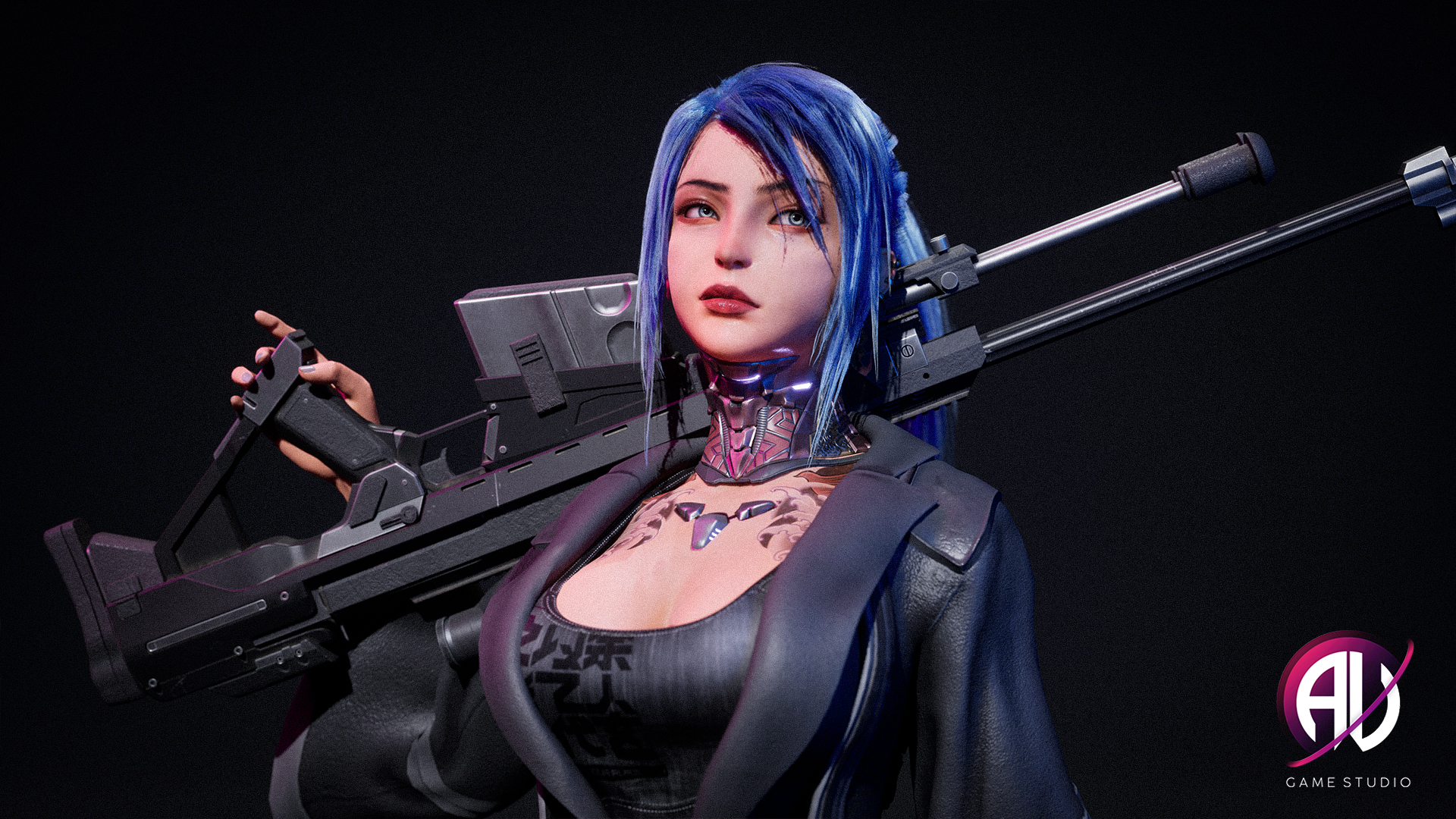 Cyberpunk Girl - Evelynn V4