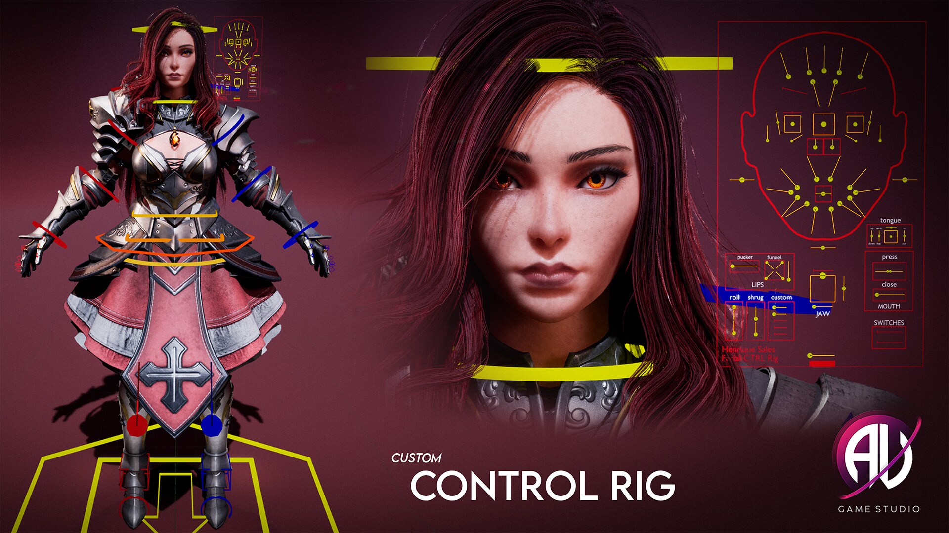 Female Knight Beatrice in Characters UE Marketplace