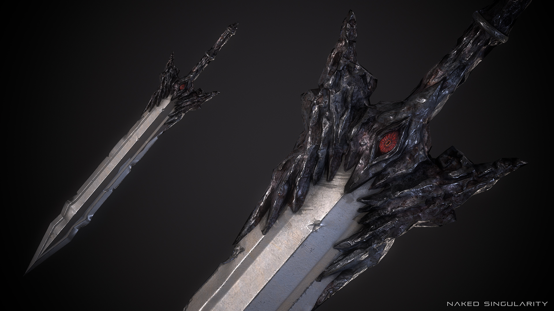 DARK FANTASY MEDIEVAL WEAPONS Skeletal weapon ready