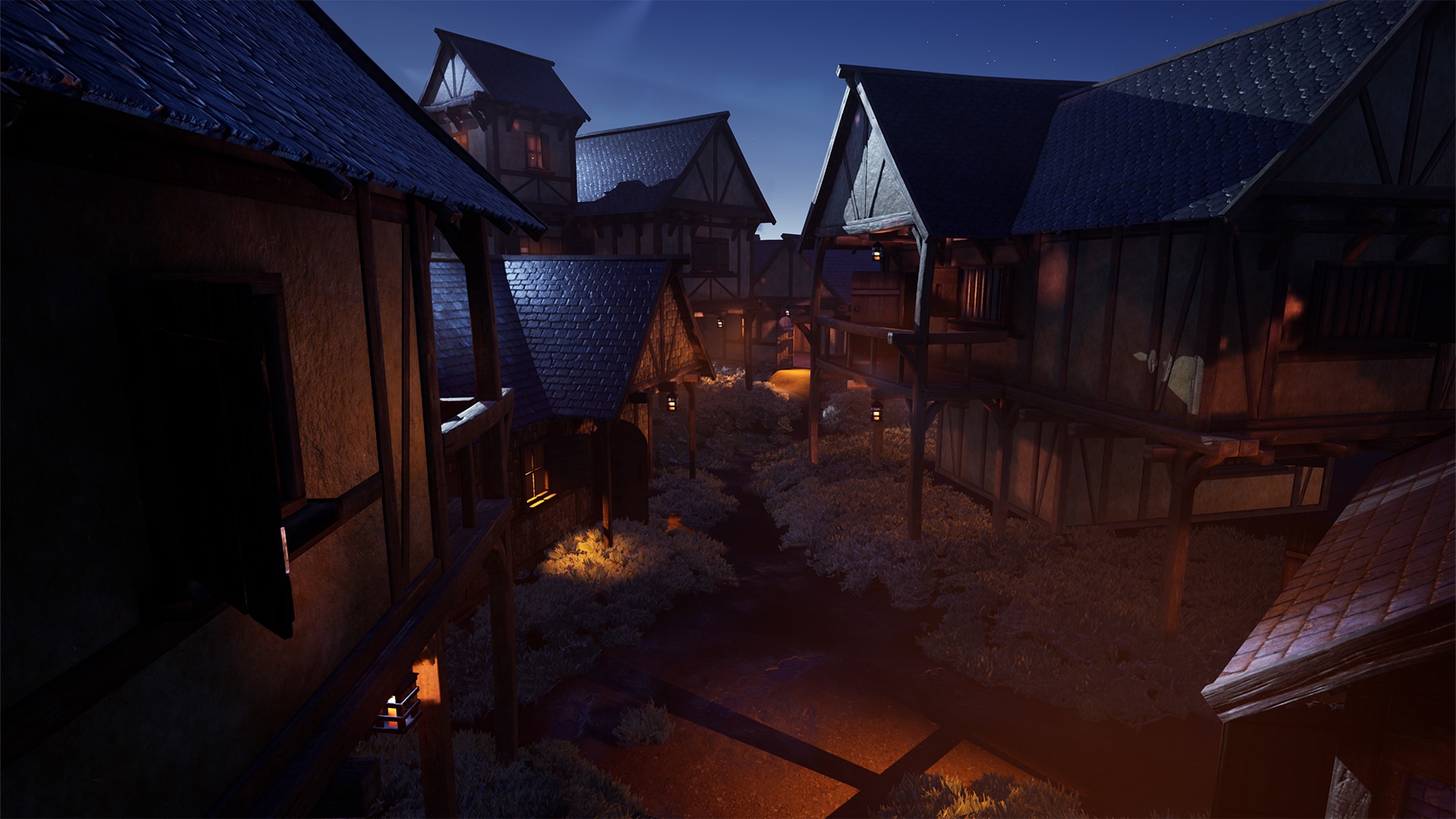 Modular Medieval Houses (With Interior and props)