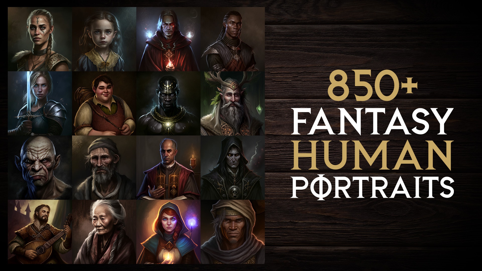 Fantasy Human Portraits