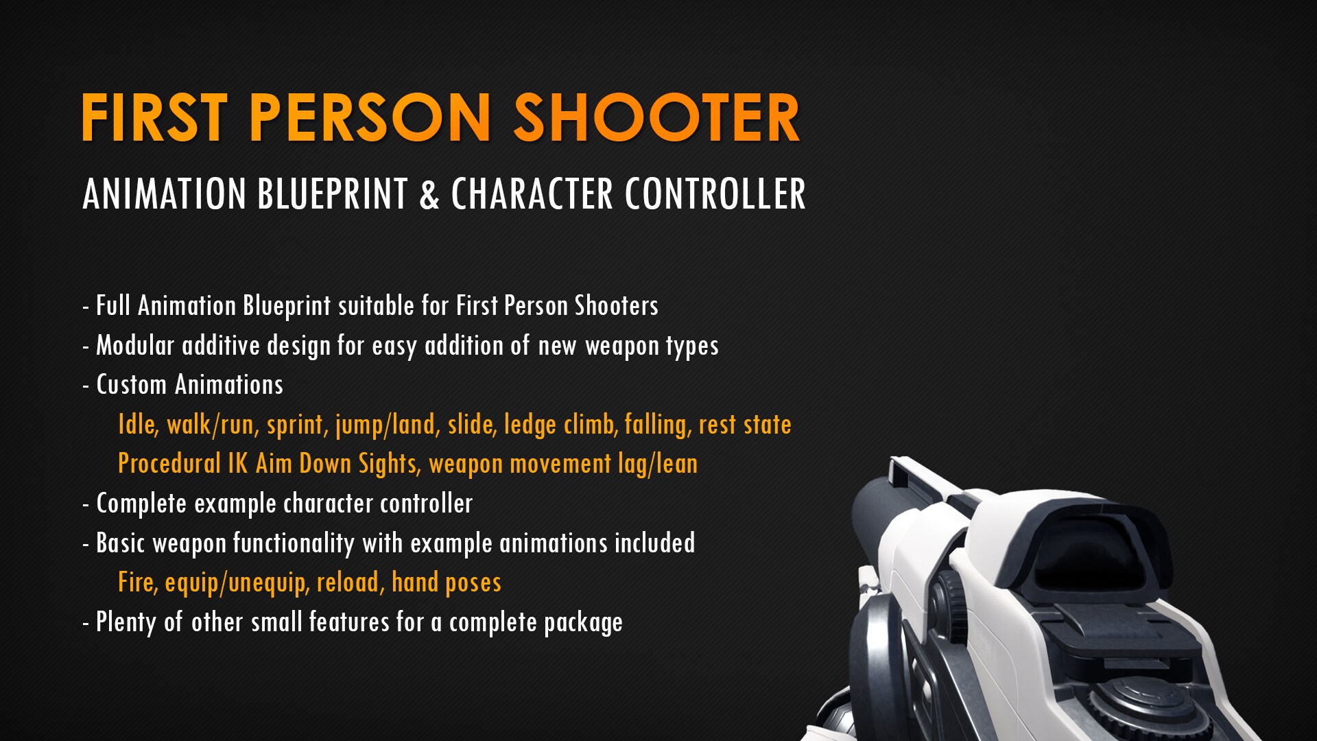 Fps Animation Blueprint アニメーション Ue マーケットプレイス