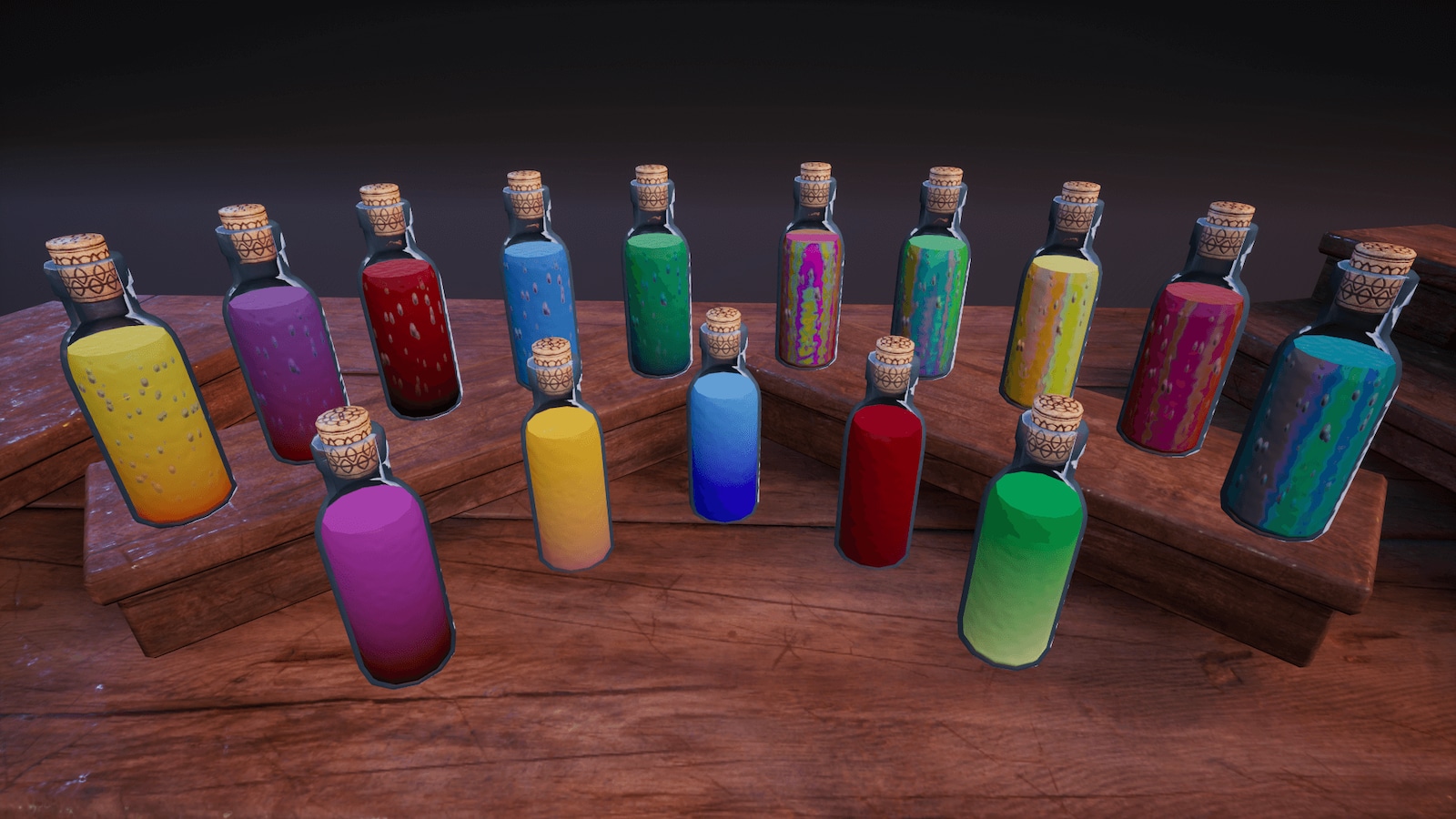 Fantasy Potion Bottles in Props UE Marketplace