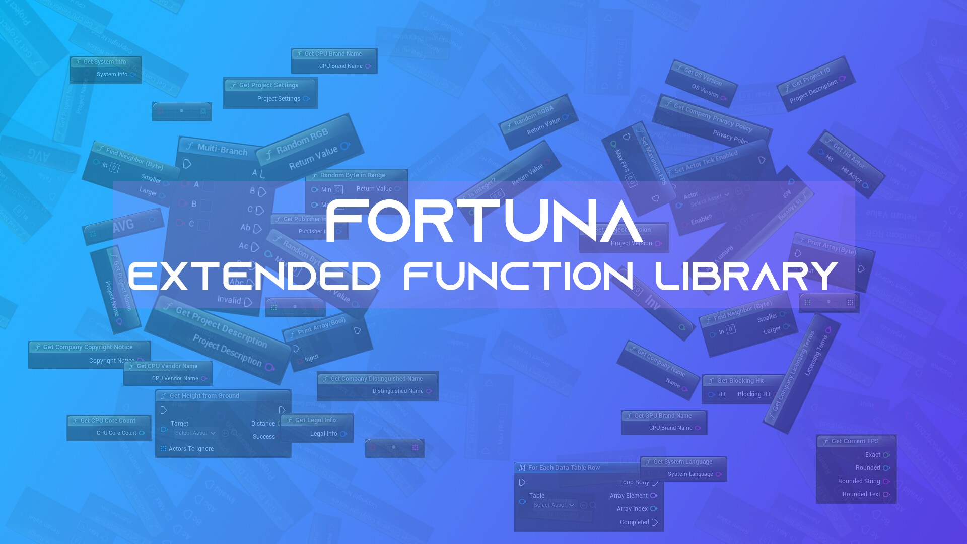 Fortuna Extended Function Library (V1.0)