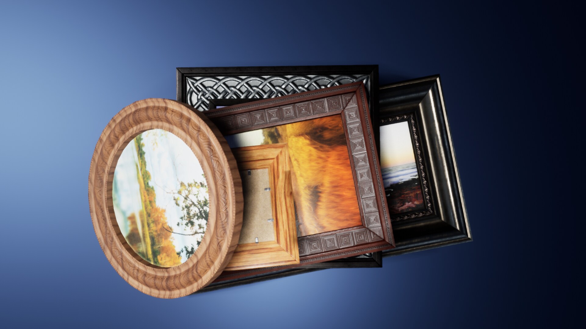 Framed Oil Paintings Pack Vol 3 in Props UE Marketplace