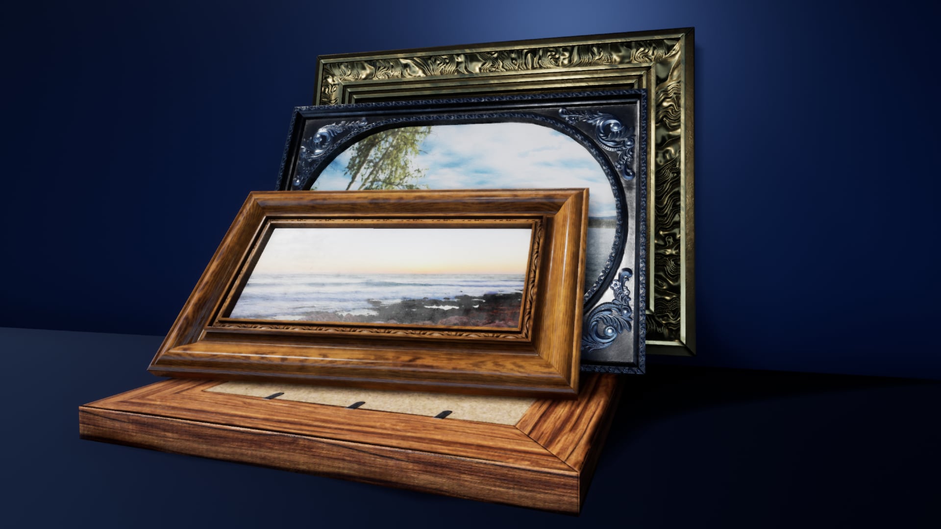 Framed Oil Paintings Pack Vol 3 in Props UE Marketplace