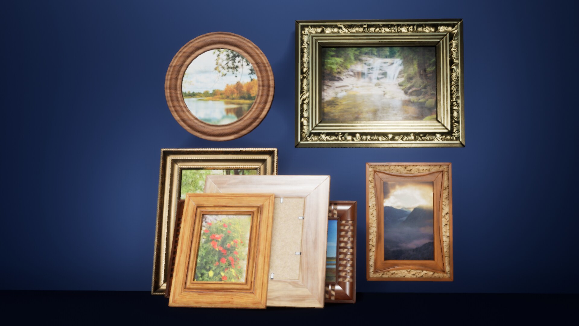 Framed Oil Paintings Pack Vol 3 in Props UE Marketplace
