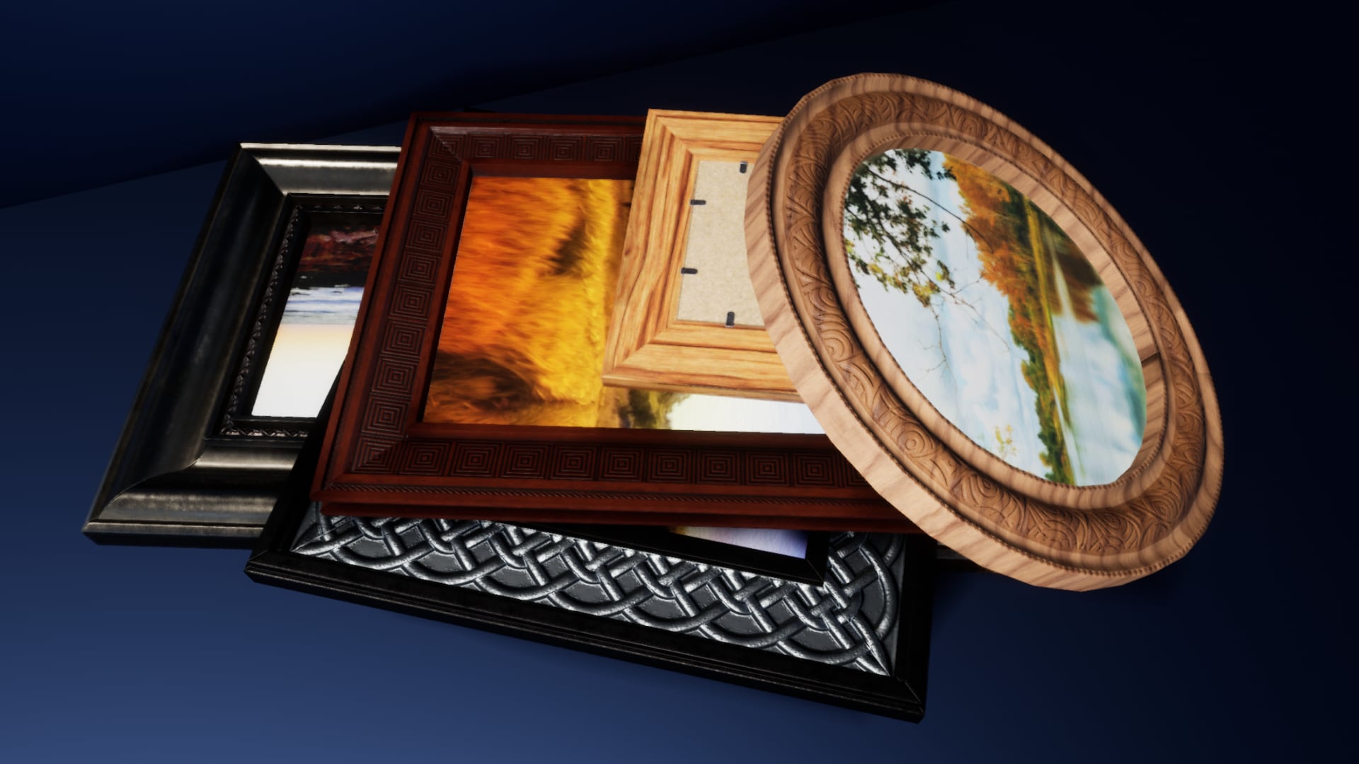 Framed Oil Paintings Pack Vol 3 in Props UE Marketplace