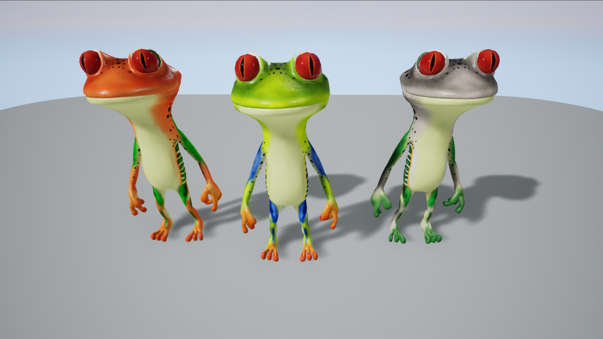 Toon Humanoid Frog