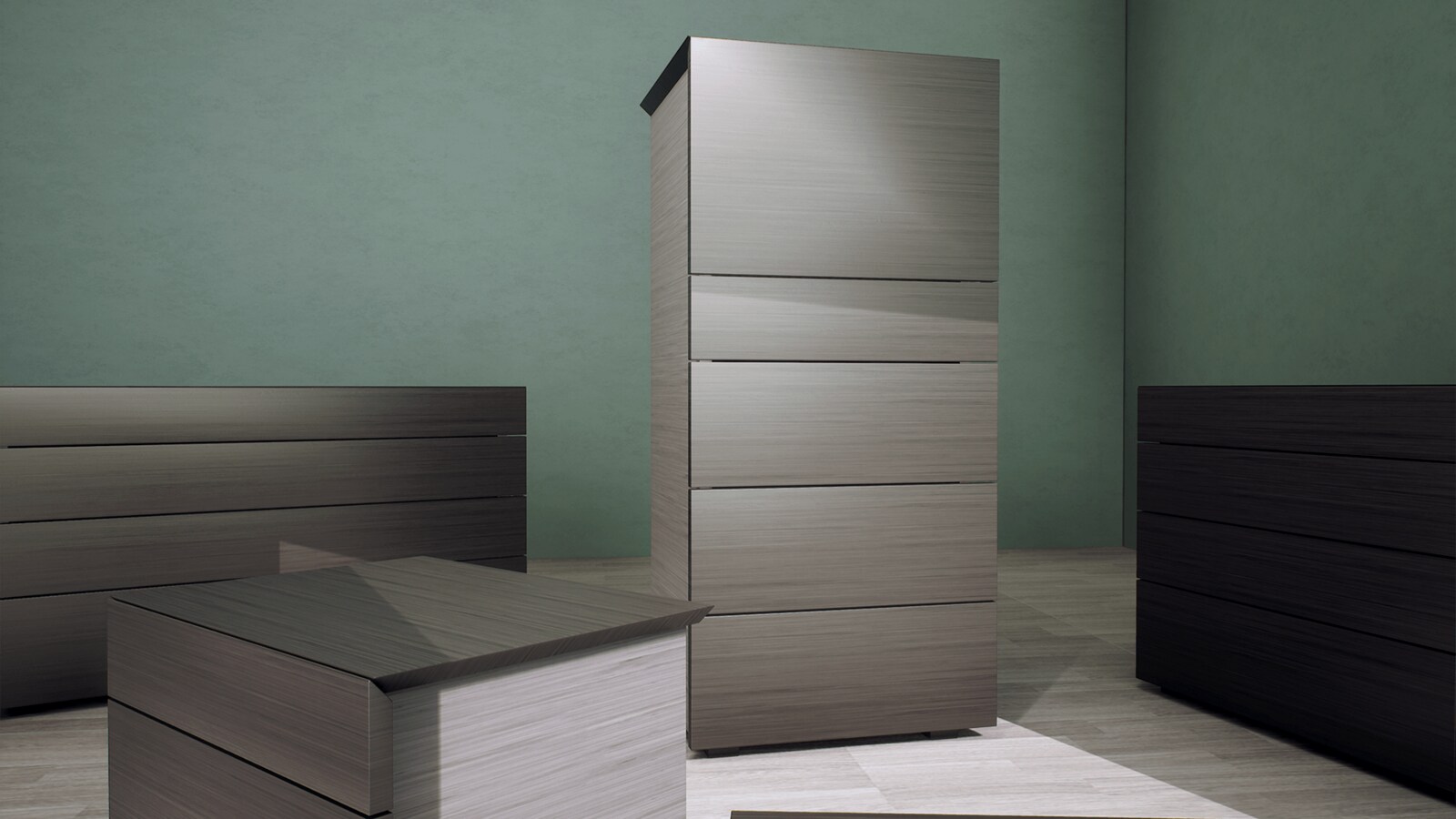 15 Minimalist Storage Furniture in Architectural Visualization UE