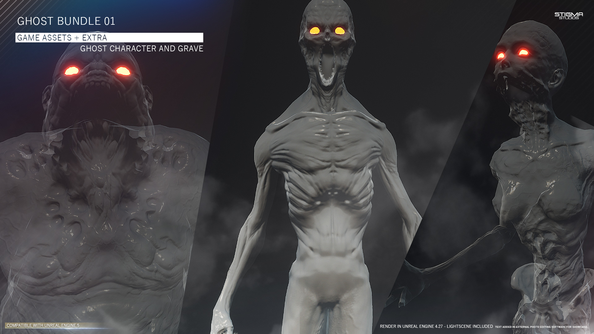 Ghost Mega Bundle 01 - Game Assets + Extra
