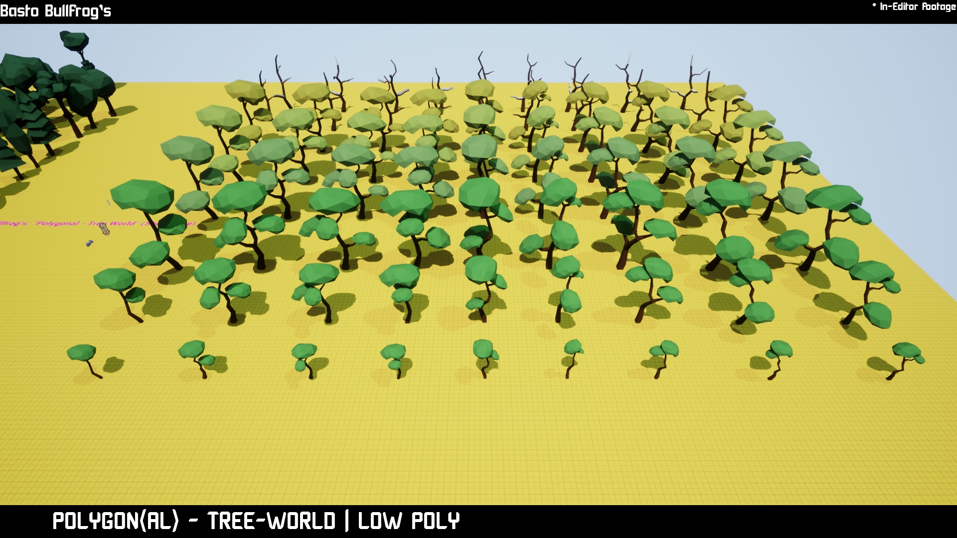 POLYGON Tree World X145 LowPoly In Environments UE Marketplace