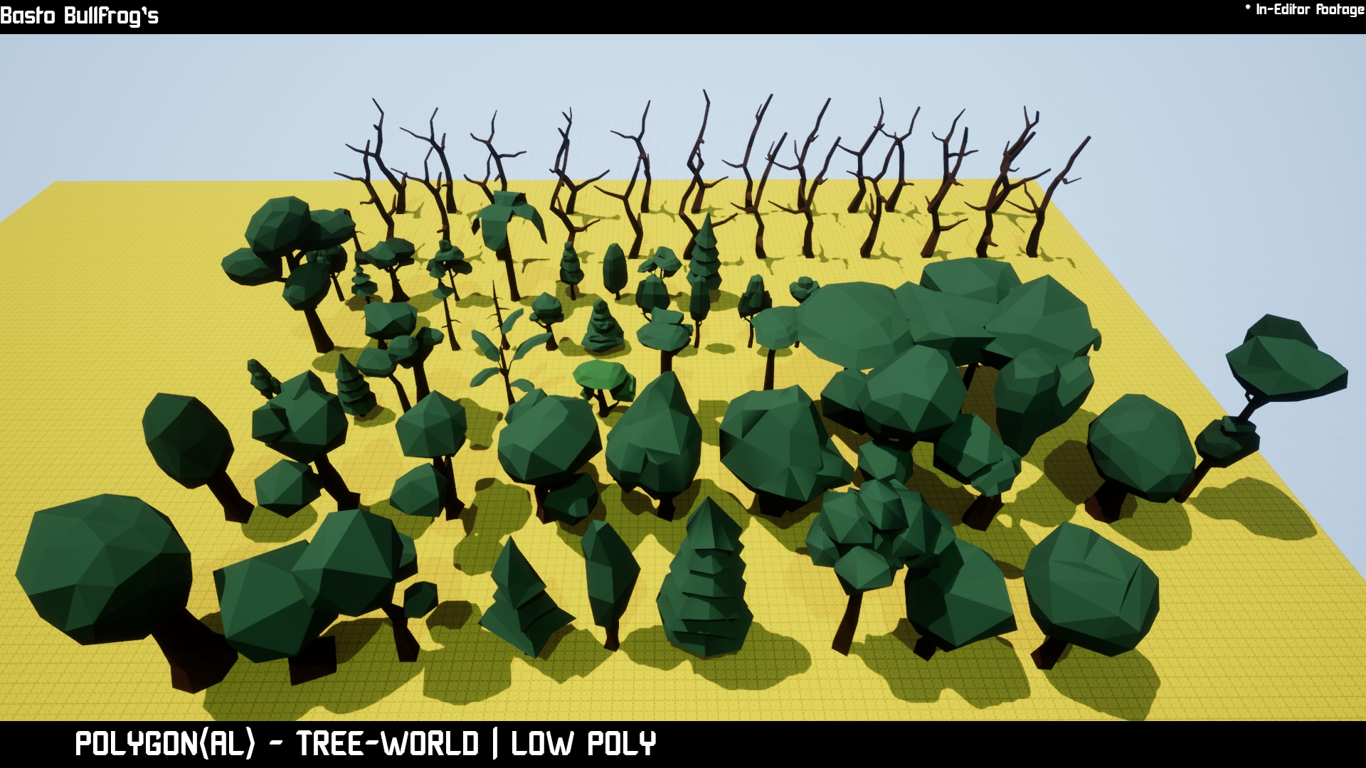 POLYGON Tree World X145 LowPoly In Environments UE Marketplace