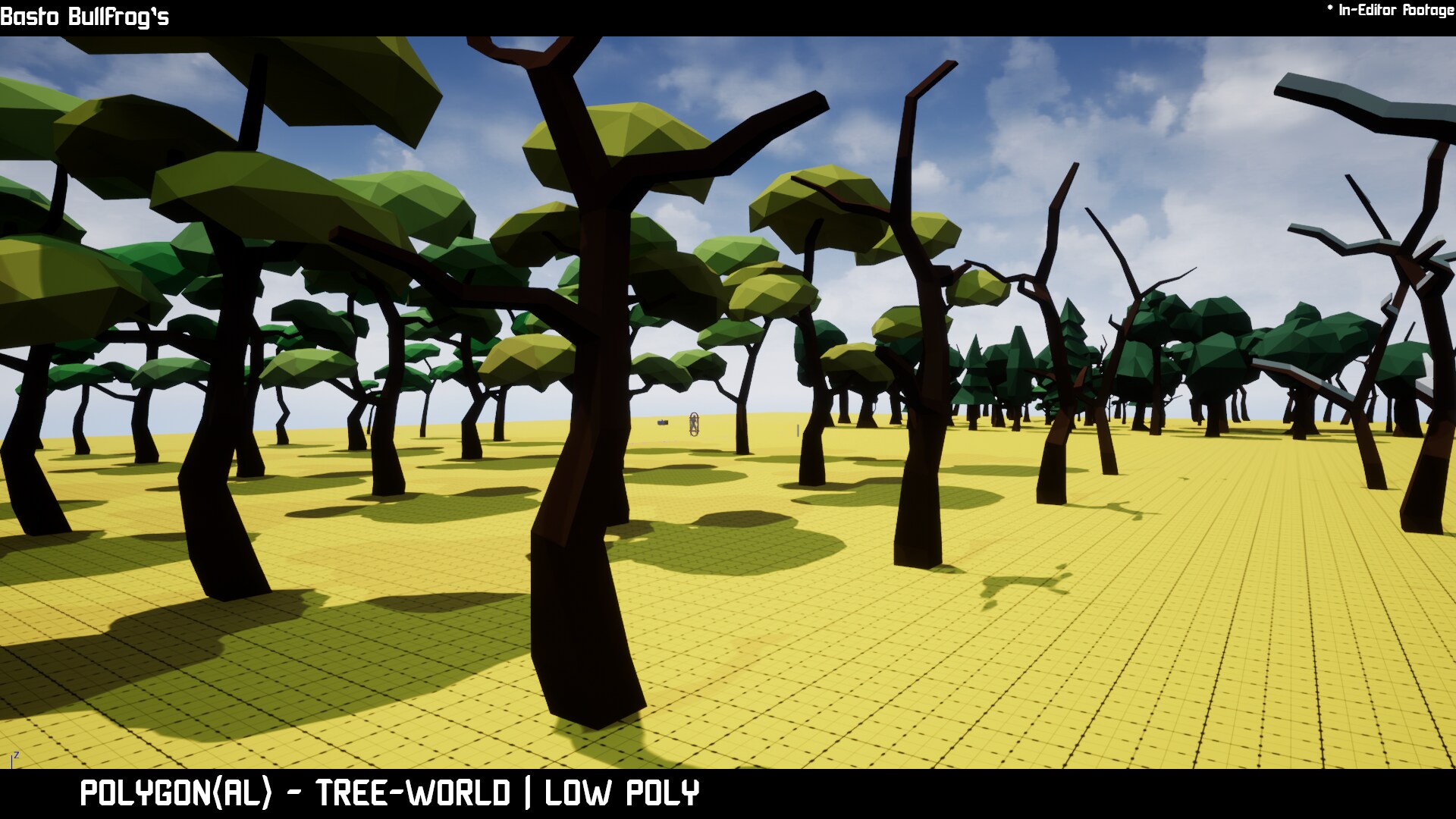 POLYGON Tree World X145 LowPoly In Environments UE Marketplace