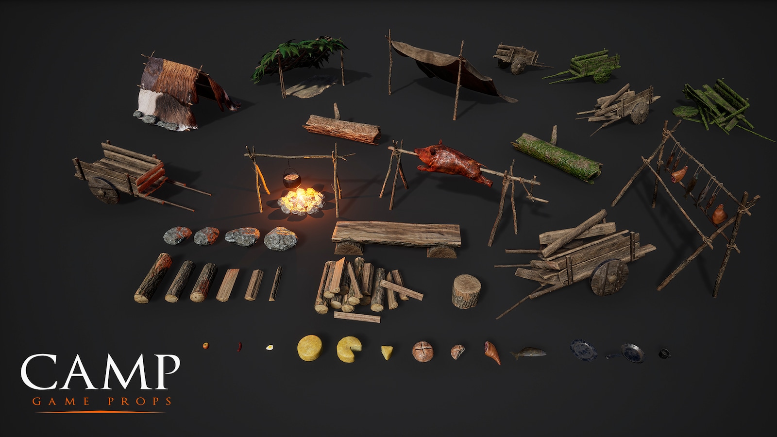 Camp Game Props in Props UE Marketplace