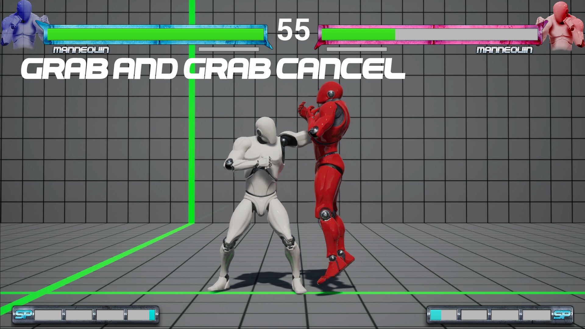 Fighting games template project in Blueprints - UE Marketplace