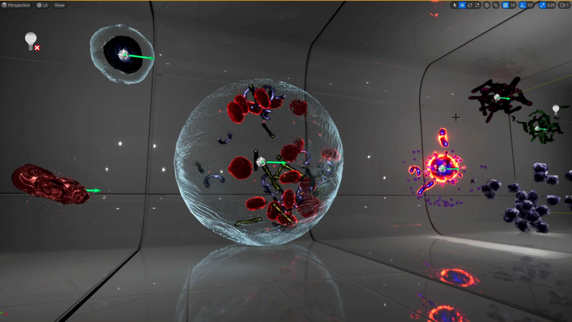 MicroBiology VFX Virus Cell