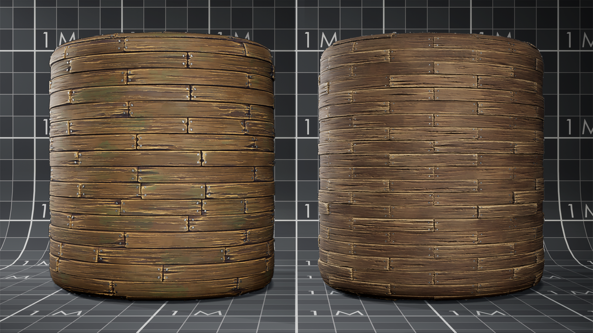 Stylized Planks Wood Materials